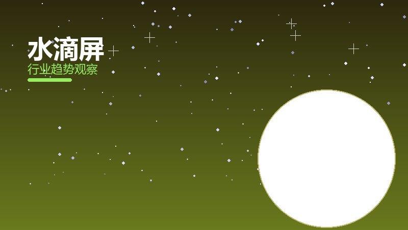 水滴屏增长红利，动力与机会窗口