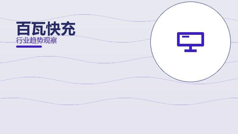 百瓦快充配图